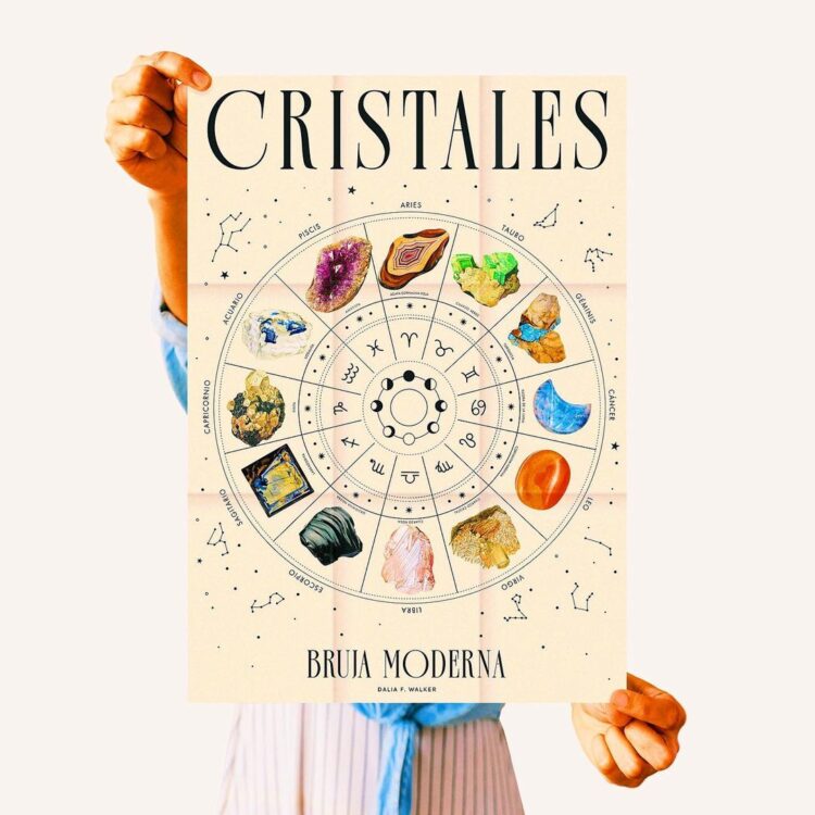 Poster Celestial de los 12 Cristales